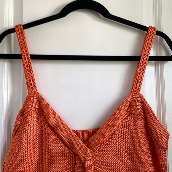 Escada Orange knitted tank top made in Italy (46) USA (10) EUC - Picture 7 of 12